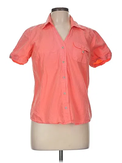 Pre-owned Fashion Bug Short Sleeve Blouse In Pink