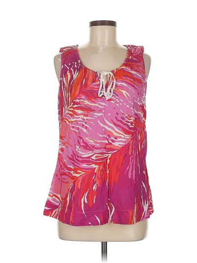 Pre-owned Fashion Bug Sleeveless Blouse In Pink