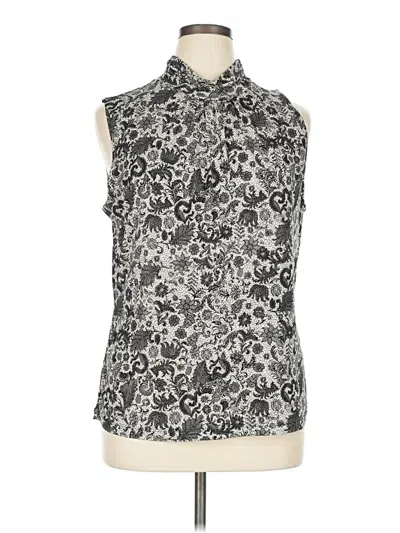 Pre-owned Fashion Bug Sleeveless Blouse In Silver
