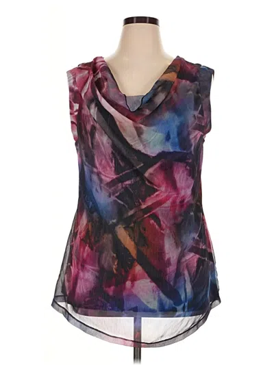 Pre-owned Fashion Bug Sleeveless T-shirt In Purple