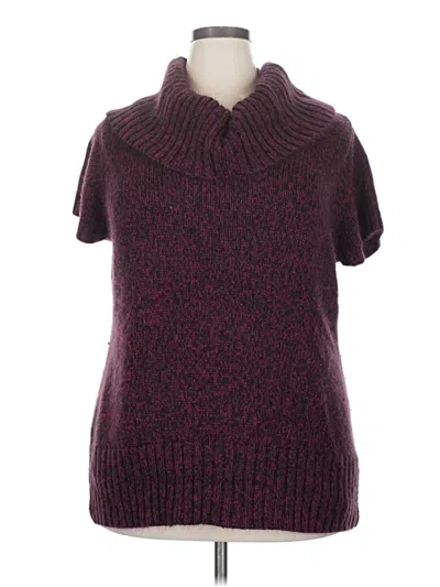 Pre-owned Fashion Bug Sweater Vest In Burgundy
