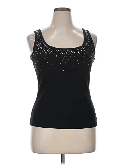 Pre-owned Fashion Bug Tank Top Black Strapless Neckline Tops