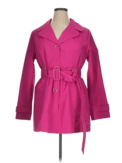 Pre-owned Fashion Bug Trenchcoat In Pink