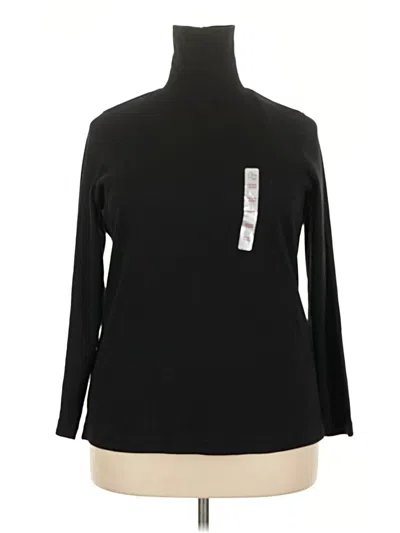 Pre-owned Fashion Bug Turtleneck Sweater In Black