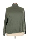 Fashion Bug Turtleneck Sweater In Green