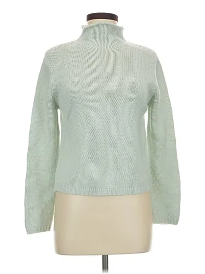 Pre-owned Fashion Bug Turtleneck Sweater In Green