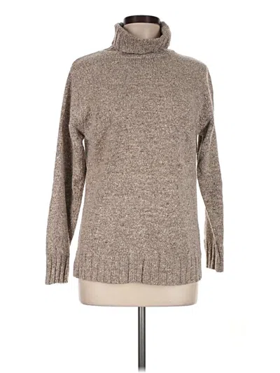 Pre-owned Fashion Bug Turtleneck Sweater In Tan