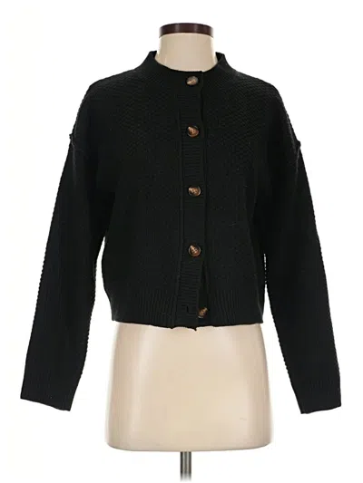 Pre-owned Fashion Cardigan Sweater In Black