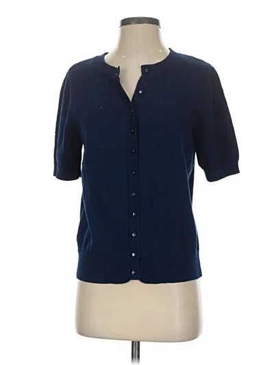 Pre-owned Fashion Cardigan Sweater In Blue