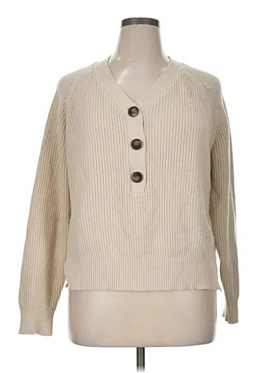 Pre-owned Fashion Cardigan Sweater In Brown
