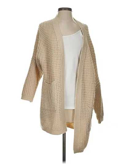 Pre-owned Fashion Cardigan Sweater In Brown