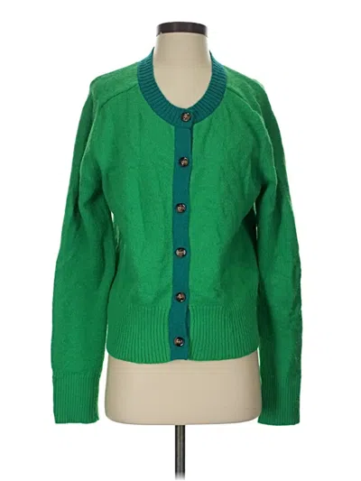Pre-owned Fashion Cardigan Sweater In Green