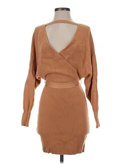 Pre-owned Fashion Cardigan Sweater In Tan