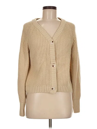 Pre-owned Fashion Cardigan Sweater In Tan