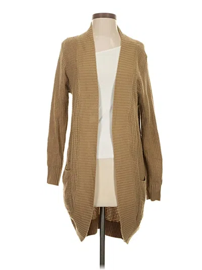 Pre-owned Fashion Cardigan Sweater In Tan