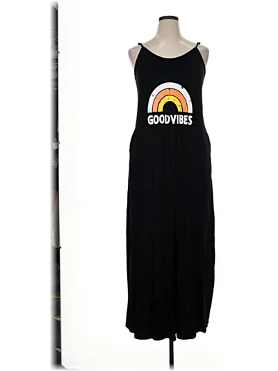 Fashion Casual Dress In Black