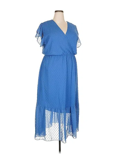 Pre-owned Fashion Casual Dress In Blue