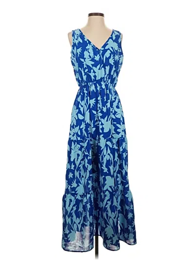 Pre-owned Fashion Casual Dress In Blue