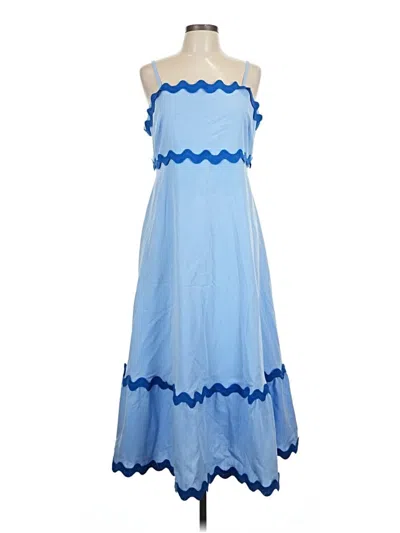 Pre-owned Fashion Casual Dress In Blue