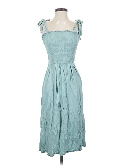 Pre-owned Fashion Casual Dress In Blue