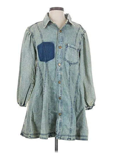 Pre-owned Fashion Casual Dress In Blue