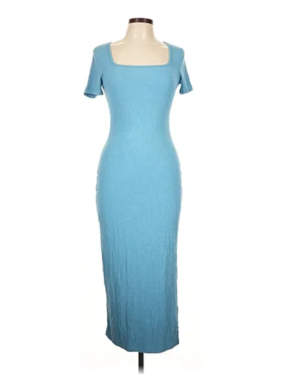 Pre-owned Fashion Casual Dress In Blue