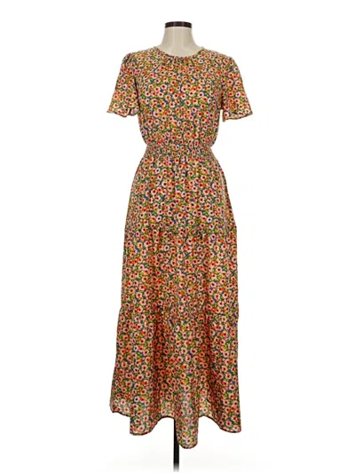 Pre-owned Fashion Casual Dress In Brown