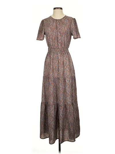 Pre-owned Fashion Casual Dress In Brown