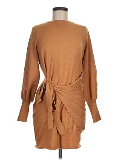 Pre-owned Fashion Casual Dress In Brown