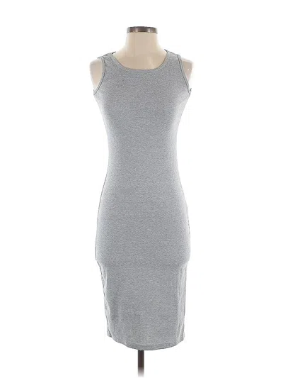 Pre-owned Fashion Casual Dress In Gray