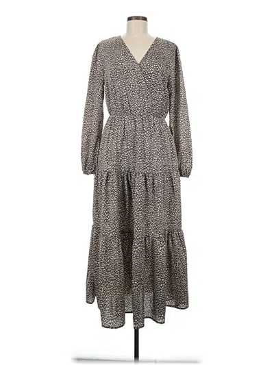 Pre-owned Fashion Casual Dress In Gray