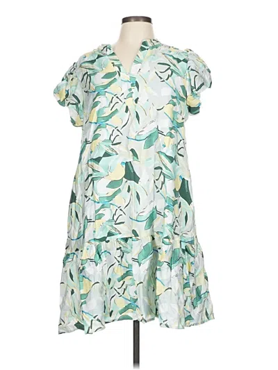 Pre-owned Fashion Casual Dress In Green