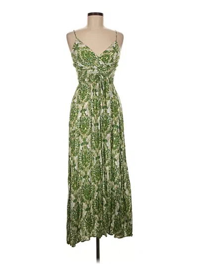 Pre-owned Fashion Casual Dress In Green