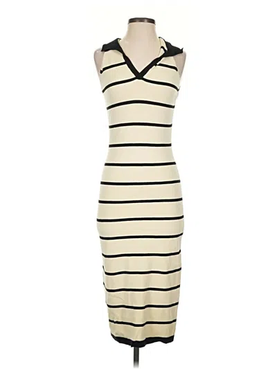 Pre-owned Fashion Casual Dress In Ivory