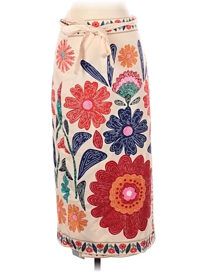 Pre-owned Fashion Casual Skirt In Ivory