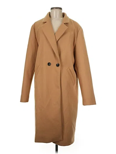 Pre-owned Fashion Coat In Brown