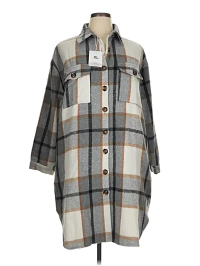 Fashion Coat In Gray