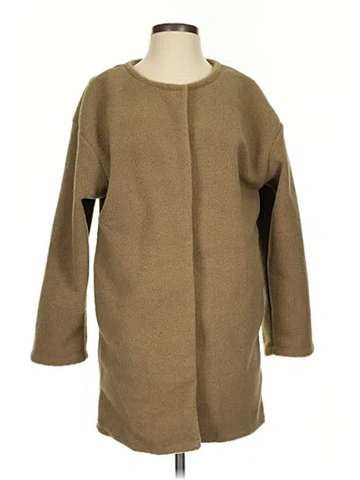 Pre-owned Fashion Coat In Tan