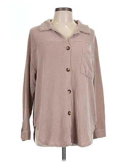 Pre-owned Fashion Coat In Tan