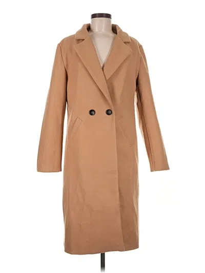 Pre-owned Fashion Coat In Tan