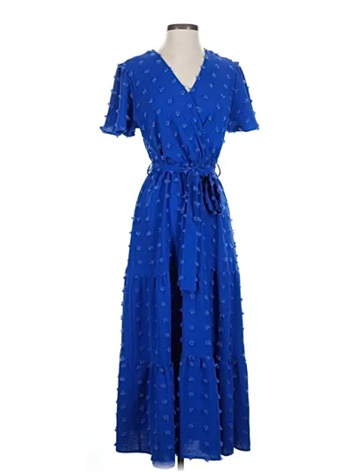 Pre-owned Fashion Cocktail Dress In Blue