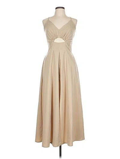 Pre-owned Fashion Cocktail Dress In Brown