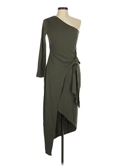 Pre-owned Fashion Cocktail Dress In Gray
