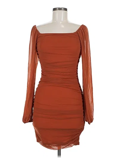 Pre-owned Fashion Cocktail Dress In Orange