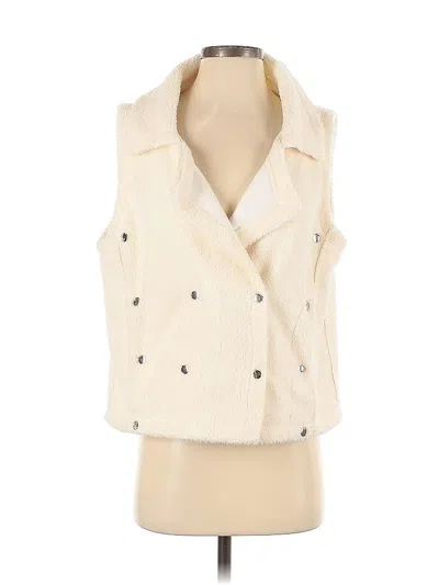 Pre-owned Fashion Fleece Jacket In White