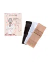 Fashion Forms Soft Back Bra Extenders, Set Of 3 In Assorted