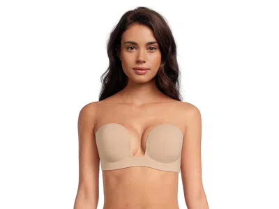 Fashion Forms Voluptuous U Plunge Backless Strapless Bra In Neutral