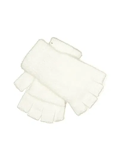 Pre-owned Fashion Gloves In White