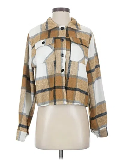 Pre-owned Fashion Jacket In Gold