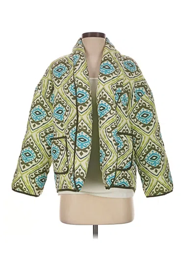 Pre-owned Fashion Jacket In Green